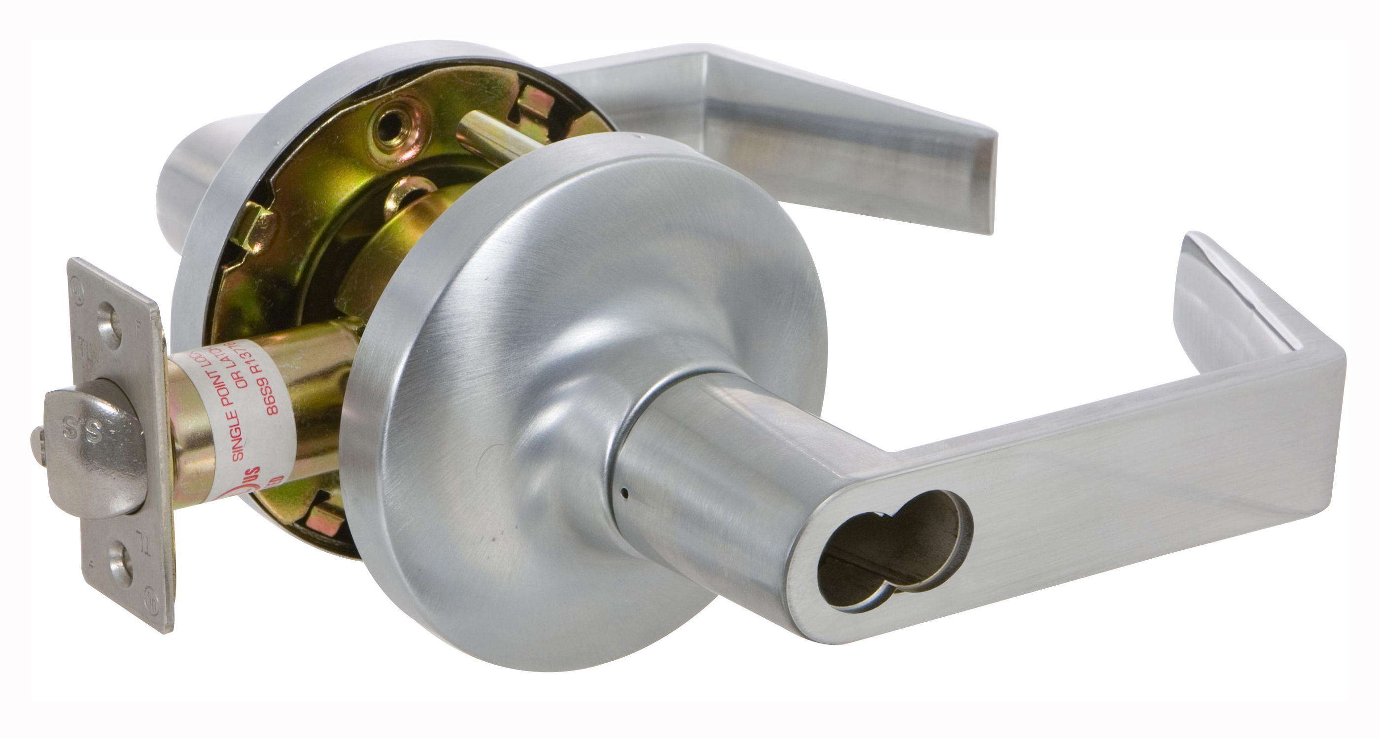 Advantage FC Series Grade 1 Commercial Communicating Keyed Function Door CT Style Lever with Large Format Interchangeable Core
