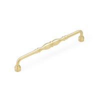 Schaub Colonial 12 inch CC Appliance Pull in Satin Brass