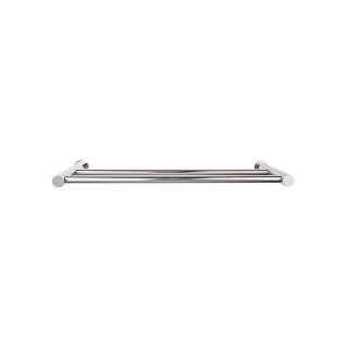 Top Knobs HOP9PN Hopewell 24 inch Double Towel Bar Polished Nickel