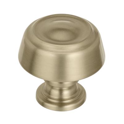 Amerock Kane 1-3/16 Inch Cabinet Knob Golden Champagne