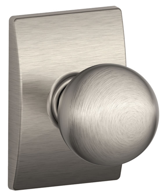 Schlage Orbit Knob with Century Rosette