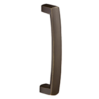 Emtek Sandcast Bronze 8 Inch Rustic Modern Pull