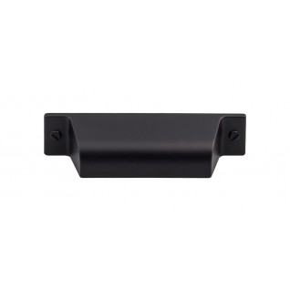 Top Knobs TK772BLK Channing 2 3/4 inch CC Cup Pull Black