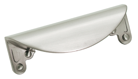 Amerock 3 Inch CC Satin Nickel Inspirations Cup Pull