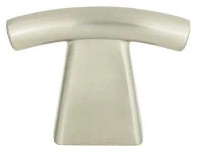Atlas Homewares Fulcrum Knob 1 1/2 Inch Brushed Nickel