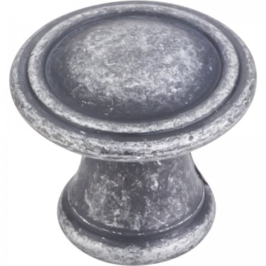 Hardware Resources Chesapeake Cabinet Knob in Distressed Antique Silver
