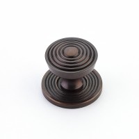 Schaub Sonata 1 1/8 inch Cabinet Knob in Dark Antique Bronze