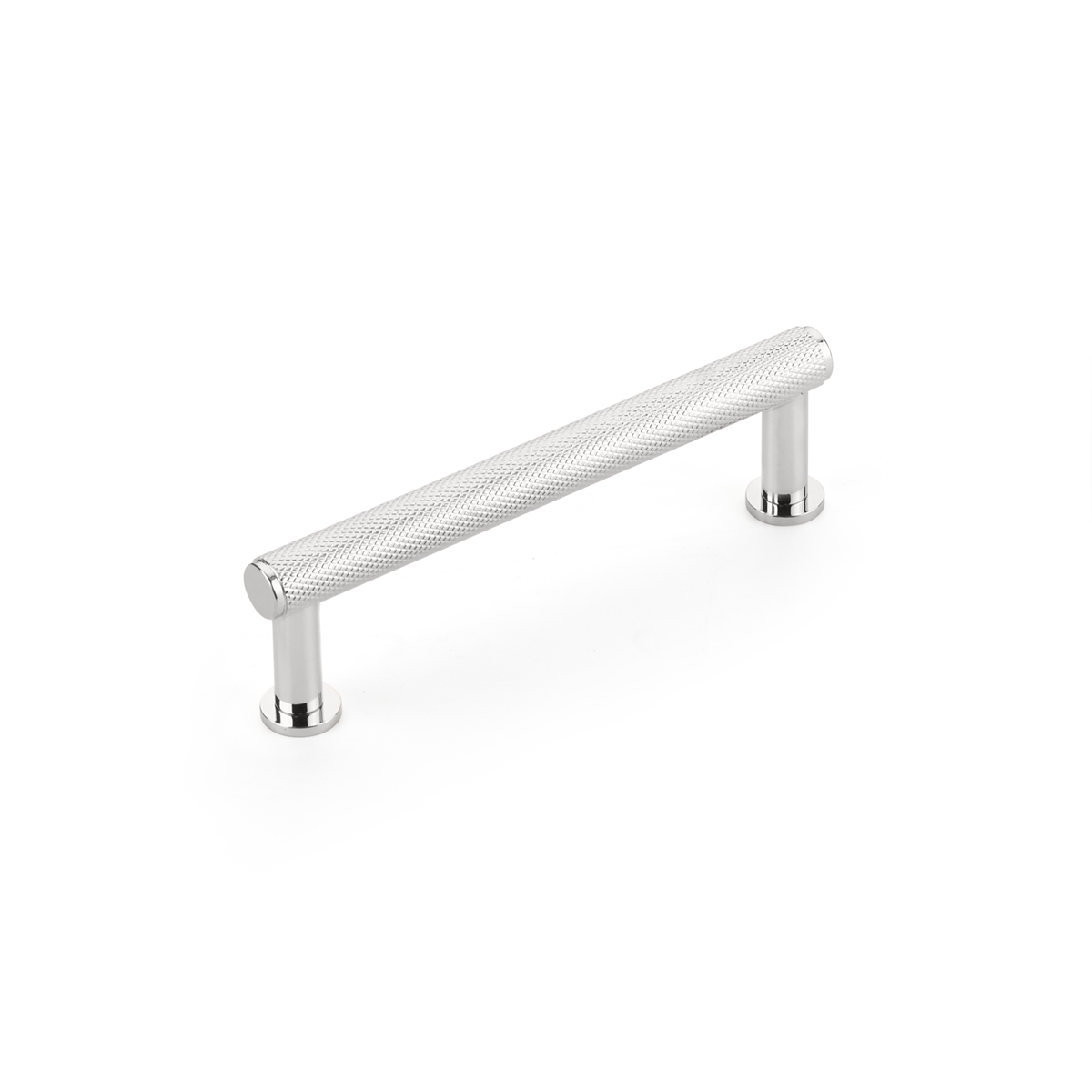 Schaub Pub House 4 Inch cc Knurled Polished Chrome Pull