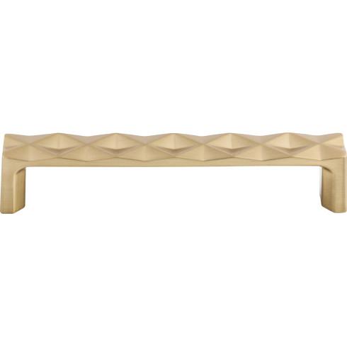 Top Knobs TK562HB Quilted Pull 5 1/16 Inch CC Honey Bronze