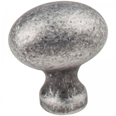 Hardware Resources 1 3/16" Bordeaux Cabinet Knob in Distressed Antique Silver