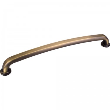 Hardware Resources Bremen 1 Appliance Pull 12 Inch CC - Antique Brushed Satin Brass