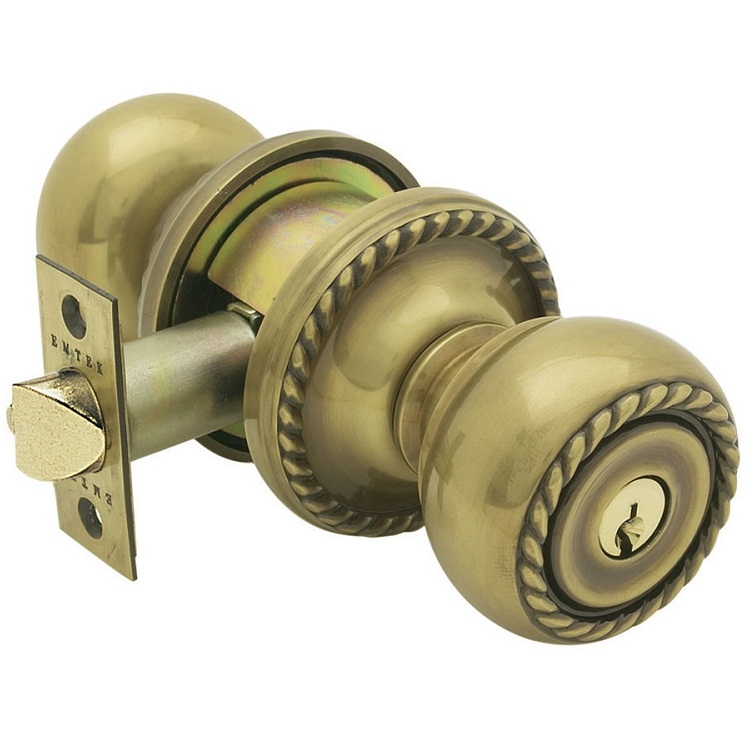 Emtek Rope Keyed Entrance Knob