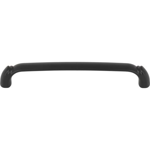 Top Knobs TK1033BLK Pomander Pull 6 5/16 Inch CC Flat Black