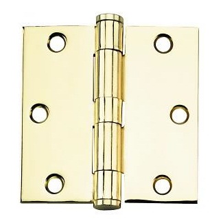 Advantage 3-1/2 Inch Commercial Grade Plain Bearing Hinge with Square Corners (EACH)