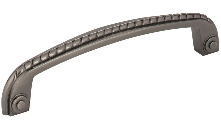 Hardware Resources 128 mm CC Brushed Black Nickel Rope Rhodes Cabinet Pull
