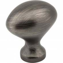 Hardware Resources Merryville 1 1/8 inch Cabinet Knob in Brushed Pewter