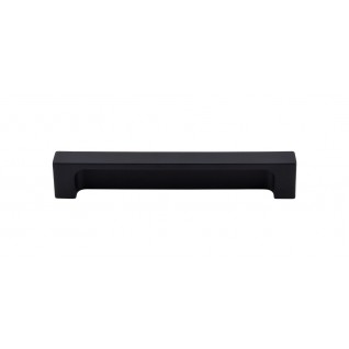 Top Knobs TK276BLK Sanctuary II Modern Metro Tab Pull 5 Inch CC Flat Black