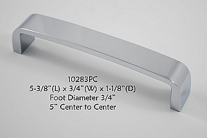 Residential Essentials 10283 Cabinet Pull in Polished Chrome