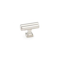 Schaub Haniburton 1/2 inch Diameter Round T-Pull in Polished Nickel