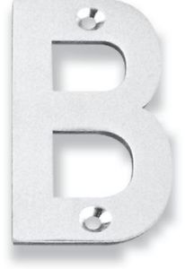 Inox 3 Inch House Letter with Visable Screws