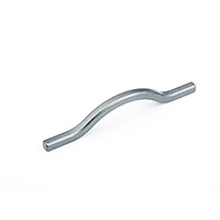 Schaub Sorrento 96/128 mm CC Arched Cabinet Pull in Milano Silver