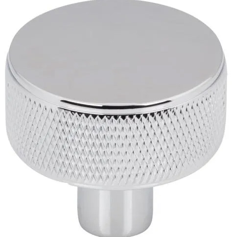Top Knobs TK3230PC Burnham Round Knob 1 1/4 Inch Polished Chrome