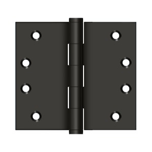 Deltana 4 Inch x 4 1/2 Inch Square Hinge Oil Rubbed Bronze