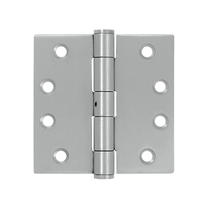 Deltana 4 x 4 Inch Stainless Steel Square Corner NRP Hinge - Pair