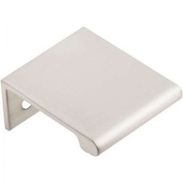 Hardware Resources Edgefield 1-1/4 Inch Overall Edge Pull - Satin Nickel