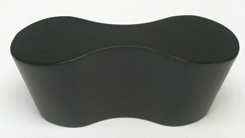 Top Knobs M1126 Nouveau III 1 1/4 Inch Cabinet Knob Flat Black