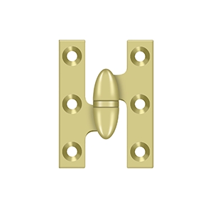 Deltana 2 Inch x 1 1/2 Inch Olive Knuckle Hinge - Left