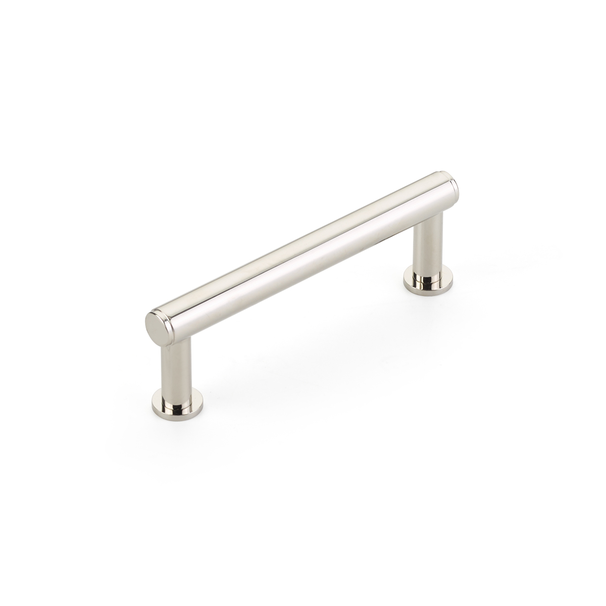 Schaub Pub House, Smooth 3-1/2 Inch cc, Polished Nickel Pull