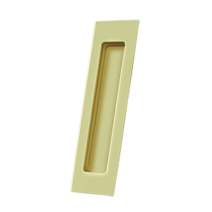 Deltana Solid Brass Rectangular 7 Inch Heavy Duty Flush Pull