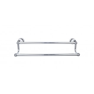 Top Knobs HUD8PC Hudson 24 inch Single Towel Bar Polished Chrome