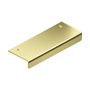 Deltana 6 Inch x 1 1/2 Inch Drawer, Cabinet, Mirror Pull, Polished Brass