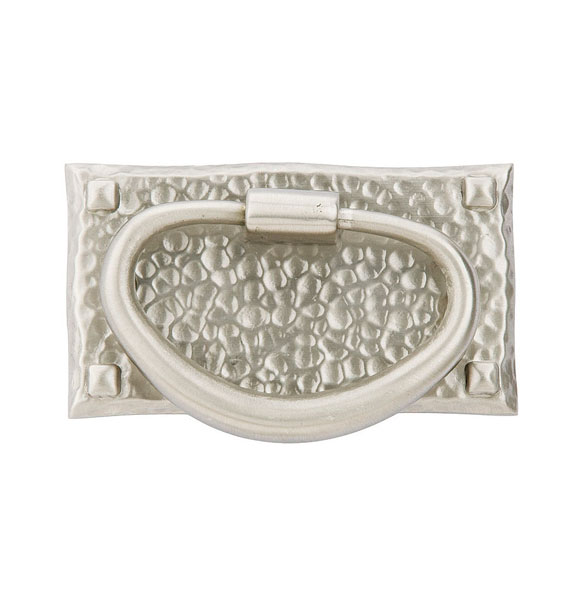 Emtek Hammered 3 Inch Oval Cabinet Pull