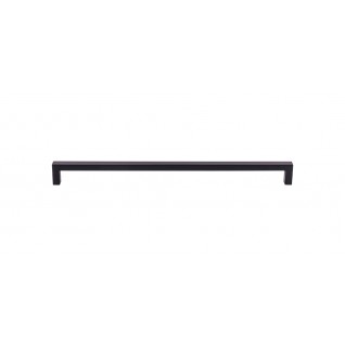 Top Knobs M2138 Square Bar Pull 12 5/8 Inch CC Flat Black