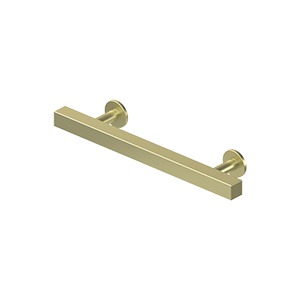 Contemporary Cabinet Pull 4 Inch, Pommel, Solid Brass