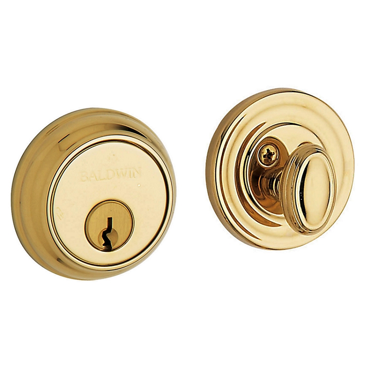 Baldwin Estate 8031 Traditional Single Cylinder Deadbolt - 1 5/8" Door Prep