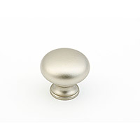 Schaub Traditional Designs Round Knob 1 1/4 inch dia Distressed Nickel