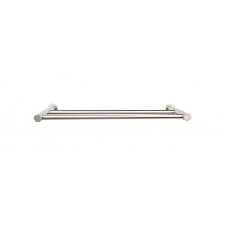 Top Knobs HOP9BSN Hopewell 24 inch Double Towel Bar Brushed Satin Nickel
