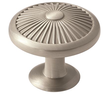 Amerock Crawford 1 3/8 Inch Cabinet Knob Satin Nickel