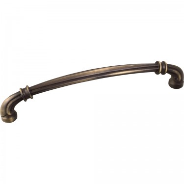 Hardware Resources Lafayette 160mm CC Cabinet Pull - Antique Brushed Satin Brass
