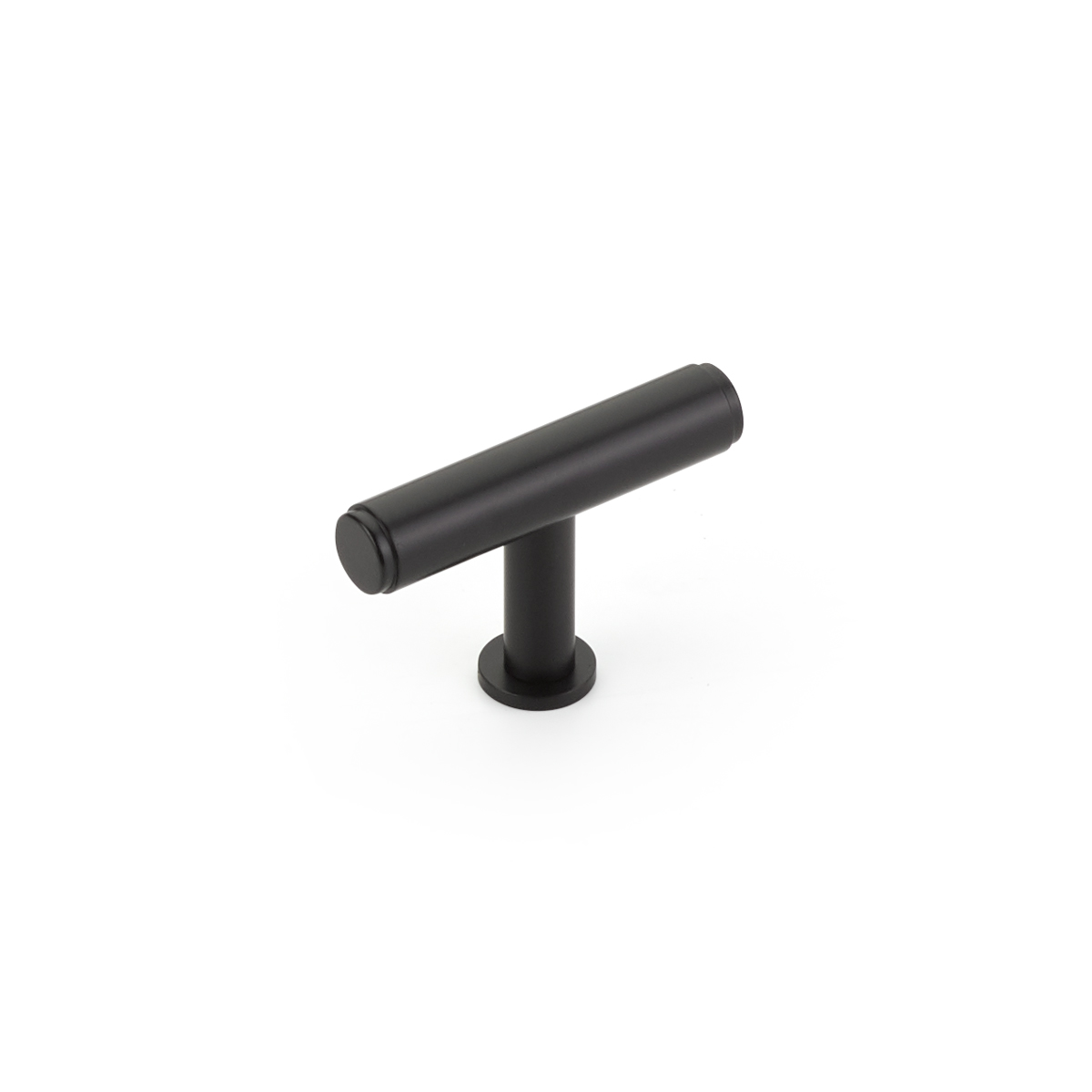 Schaub Pub House, Smooth 2 Inch cc Matte Black T-Knob