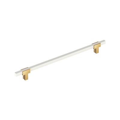 Amerock Urbanite 18 Inch cc Appliance Pull Champagne Bronze/White