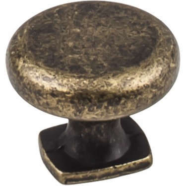 Hardware Resources Belcastel 1 Cabinet Knob - Distressed Antique Brass