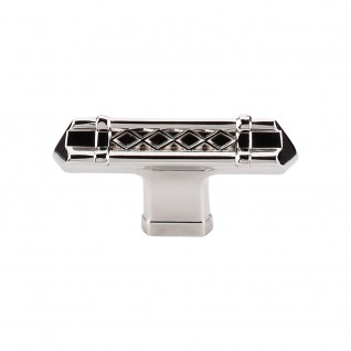 Top Knobs TK204PN Tower Bridge T Handle 2 5/8 Inch Polished Nickel