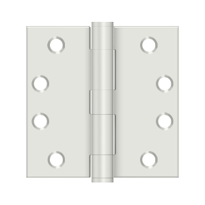 Deltana 4 x 4 Inch Square Corner Steel Heavy Duty Hinge - Pair