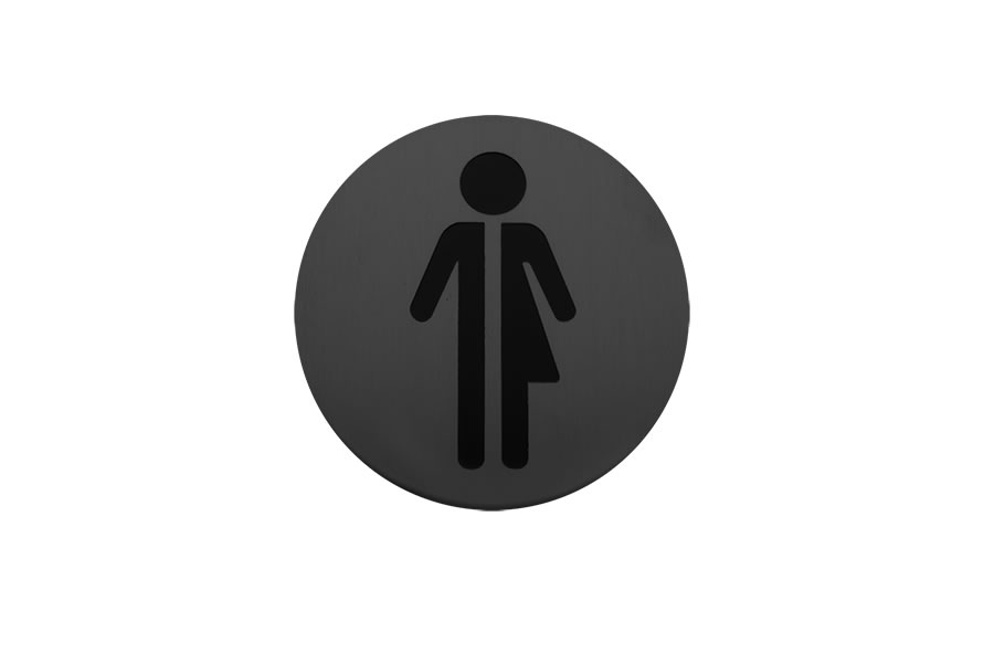 Linnea Male/Female Round Door Sign SGN-76R5