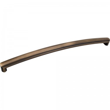 Hardware Resources Delgado 12 Inch CC Appliance Pull - Antique Brushed Satin Brass